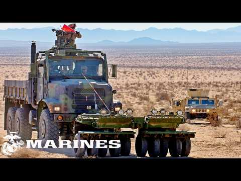 U.S. Marines during military exercises in California.