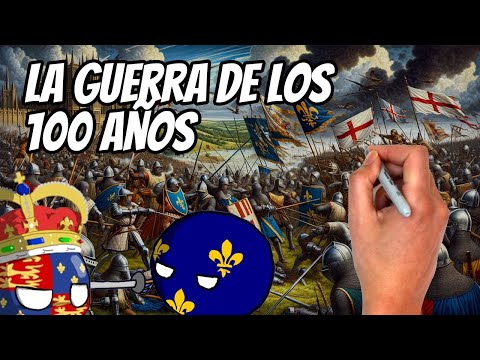 ✅ INGLATERRA VS FRANCIA: la GUERRA de los 100 AÑOS resumida en 12 minutos
