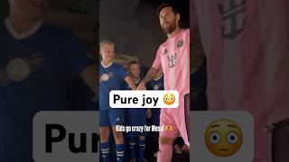 Kids go CRAZY for Messi 🫶