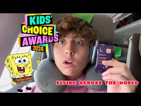 I Flew ACROSS THE WORLD for the Kids Choice Awards 🌏