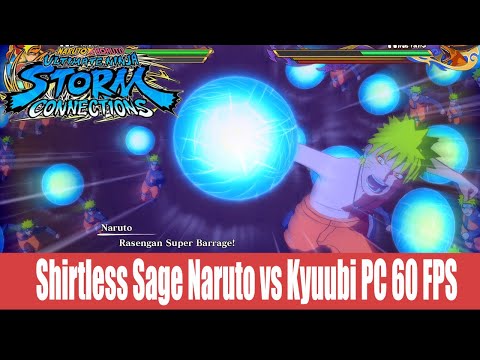 Shirtless Sage Naruto vs Ninetails Boss Battle Rank S Naruto x Boruto Ultimate Ninja Storm PC