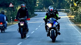 Ride to ramnagar, Duke 390 with bmw s1000rr
