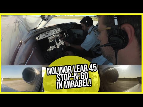 Training Flight for Captain Yves! Nolinor Lear 45 Stop-n-Go in Mirabel! [AirClips]