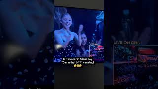 What did Ariana say about Lola Young at the #VMAs? 😅🤣