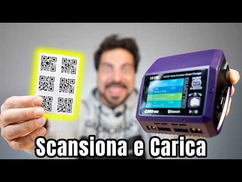 Scansiona e Carica con il Caricabatterie SkyRc Q200neo a Quattro Canali