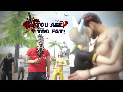 A girl insults a fat boy 😫 Boy transformation after girl rejection 🔥 Freefire 3D Animation