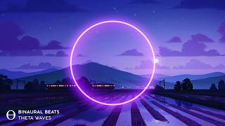 Fall Asleep Quickly [ 5Hz THETA ] Binaural Beats Sleep Music “Night Train”