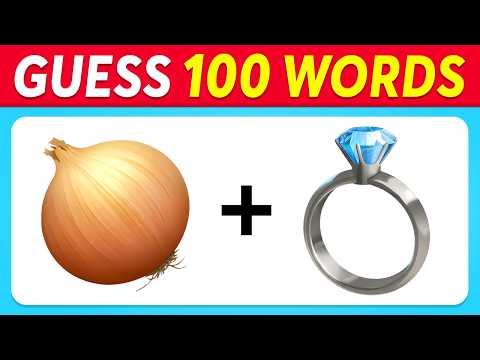 Guess 100 Words by Emojis | Quiz Blitz | Emoji Quiz