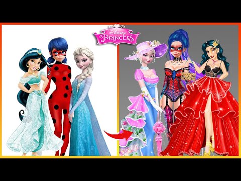 Disney's Princess Glow Up Compilation - Disney's Dress Up Compilation Mix & Match | Hey Team
