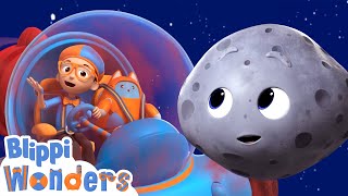 To the Moon and Back with Blippi! 🌕🚀 | Blippi Wonders Educational Videos for Kids