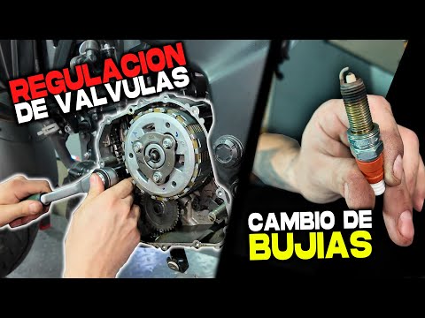 COMO REGULAR VALVULAS Y BUJIAS EN DOMINAR 400 I SERVICE 10.000KM