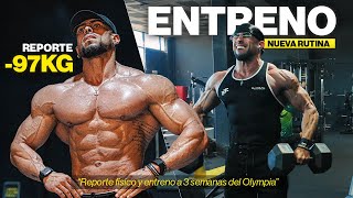 El PESO se ESTANCA a 3,5 SEMANAS del Mr. Olympia | Mi nuevo ENTRENO de Lucas *EMPUJES + QUADS*