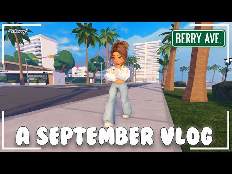 A September Vlog || Berry Avenue || Roleplay