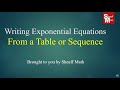 Exponential Equations and Sequences