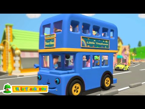 Roda di bus 3d sajak animasi untuk anak + LainnyaMusik prasekolah untuk anak