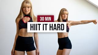 DAY 13: 30 MIN SUPER SWEATY HIIT - No Equipment - No Repeat Home Workout (LEVEL UP 2.0 CHALLENGE)