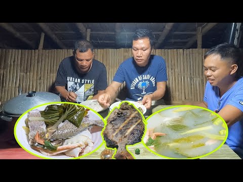 Napakasarap ng lutong sinigang at inihaw  na isda