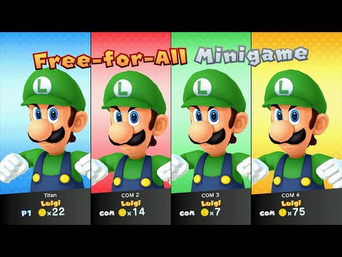 Mario Party 10 - Amiibo Party - Luigi vs Luigi vs Luigi vs Luigi - Luigi Board (Master Difficulty)