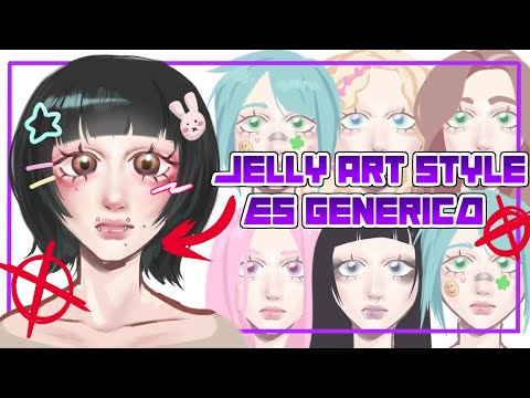 JELLY art STYLE: El GENERICO y CONTROVERSIAL estilo, es tan bueno como parece? -Opinión y Speedpaint