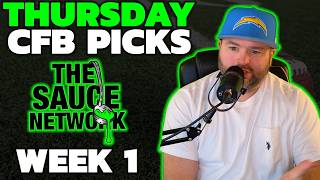 Thursday College Football Picks - Week 1 with Kyle Kirms