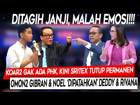 Malah Emosi❗Koar2 Gak Ada PHK, Kini Sritex Tutup Permanen. Omon2 Gibran-Noel Dipatahkan Deddy-Rivana