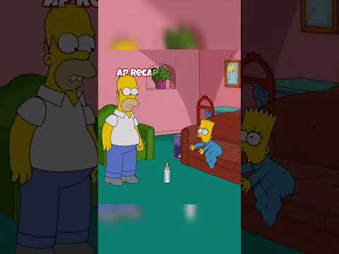 Bart usa a Maggie en sus bromas en Los Simpson.
