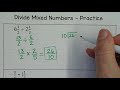 Dividing Mixed Numbers Explained