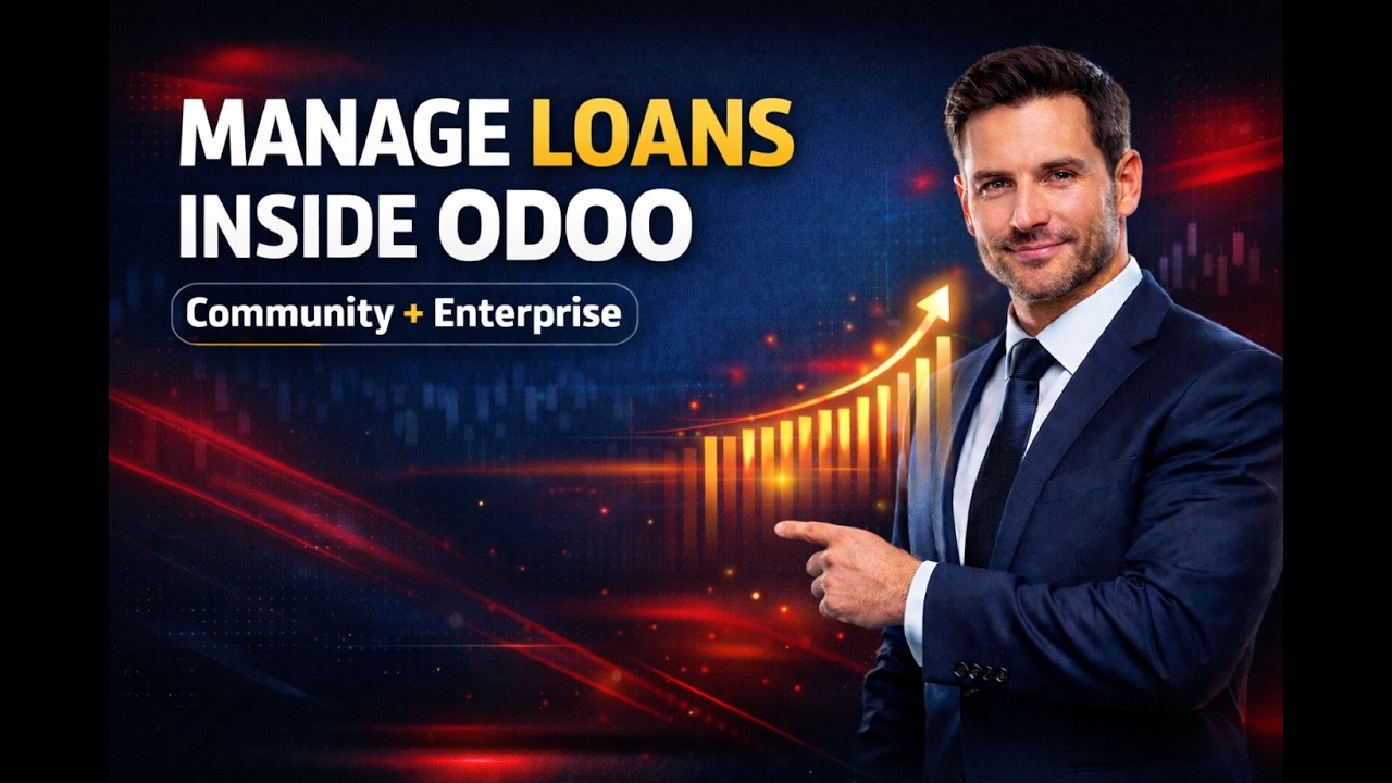 Odoo Loan Management System Demo (Works in Community & Enterprise) | 2/12/2026

Odoo Loan Management System Demo – In this video, we showcase a complete Loan Management System built in Odoo that ...