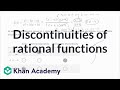 Understanding Rational Functions