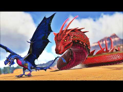 O BEBÊ Dragão 🐉 Salvo Pela Serpente 🐍 + PODEROSA Em Busca de EVOLUÇÃO! ARK🦖DINOSSAURO🦕100 DIAS