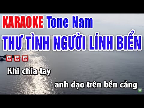 Chút Thư Tình Người Lính Biển Karaoke Tone Nam – Nhạc Sống Thanh Ngân