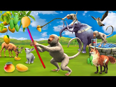 आम चोर बंदर की कहानी Bandar Aam Chor Banadr ki Kahani Monkey Steal Mango Hindi Moral Stories