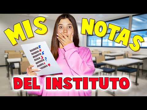 REACCIONO a mis NOTAS de BACHILLERATO (Antes que las vean mis padres)