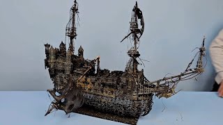 Black Pearl Ship transform Silent Mary #SilentMary #CaptainSalazar #JohnnyDepp #JackSparrow #Pirates