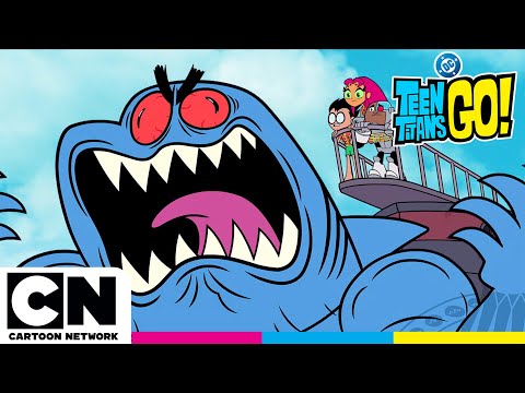 Teen Titans Go! | Que Mandíbulas 🦈 | Cartoon Network