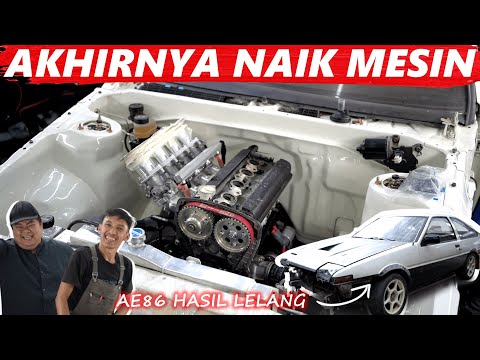TOYOTA AE86 LELANG AKHIRNYA NAIK MESIN !! | PROJECT AE86 LELANG PART 2