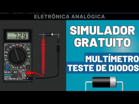 SIMULADOR GRATUITO DE MULTIMETRO E TESTE DE DIODOS