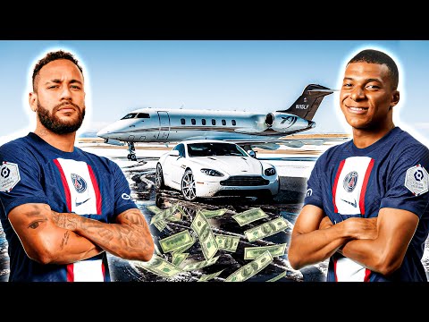 Quem é mais rico: Neymar ou Mbappé? (imóveis, carros, jatinhos, fortuna...)