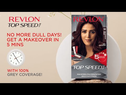 Get party ready in 5 with REVLON TOP SPEED!
