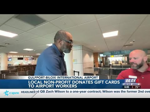 YouTube video thumbnail: Nonprofit Donates Gift Cards to TSA Workers During Government Shutdown