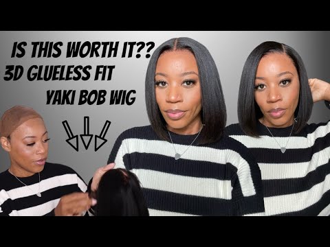 FLOP OR BUY? 👀 | Are PRE-CUT Wigs Worth It | READY to Wear Yaki Bob | FT. MYFIRSTWIG