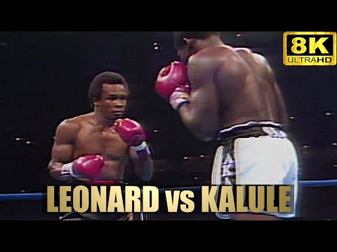 Sugar Ray Leonard vs Ayub Kalule | KNOCKOUT Boxing Fight | 8K Ultra HD