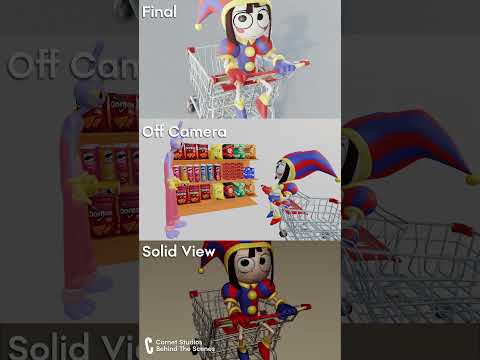 BEHIND THE SCENES 22 - THE AMAZING DIGITAL CIRCUS ANIMATION #tadc #pomni #shorts