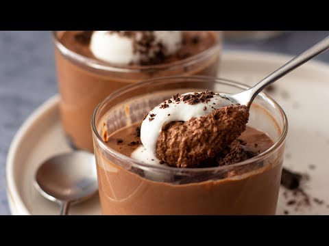 MOUSSE DE CHOCOLATE CON 3 INGREDIENTES