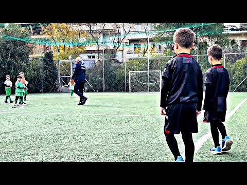 5 Years old 🇬🇪 Twins - Amazing Football Match in Greece 🇬🇷⚽️🔥 #kidsfootball  #talented #visitgreece