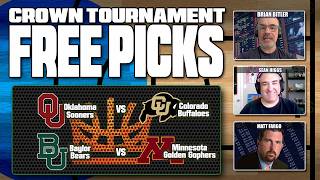 2 BEST BETS for the College Basketball Crown Tournament: Oklahoma vs Colorado & Baylor vs Minnesota