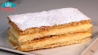 MILHOJAS NAPOLEÓN un postre que siempre gusta y que todos disfrutamos - DULCES - POSTRES