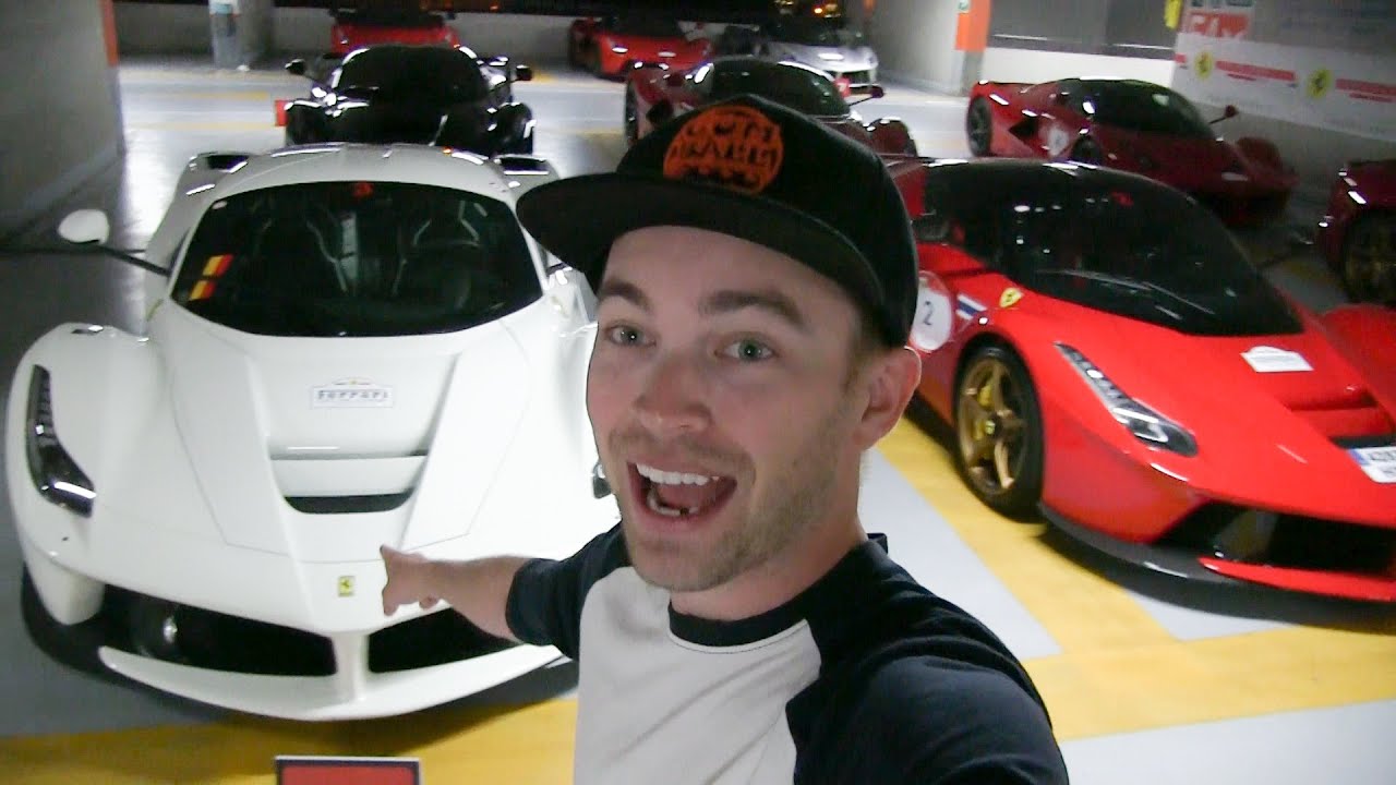 12 LaFerraris. 100+ Ferraris. The Ferrari Cavalcade Parking Garage 6. 23. 2016