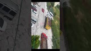 Ankara’da şiddetli dolu yağışı sonrası yollar göle döndü #shorts