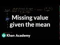 Calculating Mean and Missing Ages